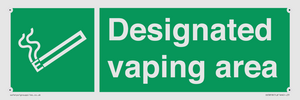 Designated vaping area